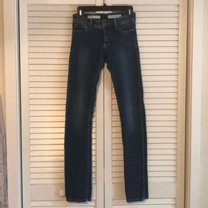 Pilcro Parallel mid rise straight jeans